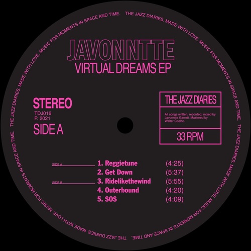 Javonntte - Virtual Dreams EP [TJD016]